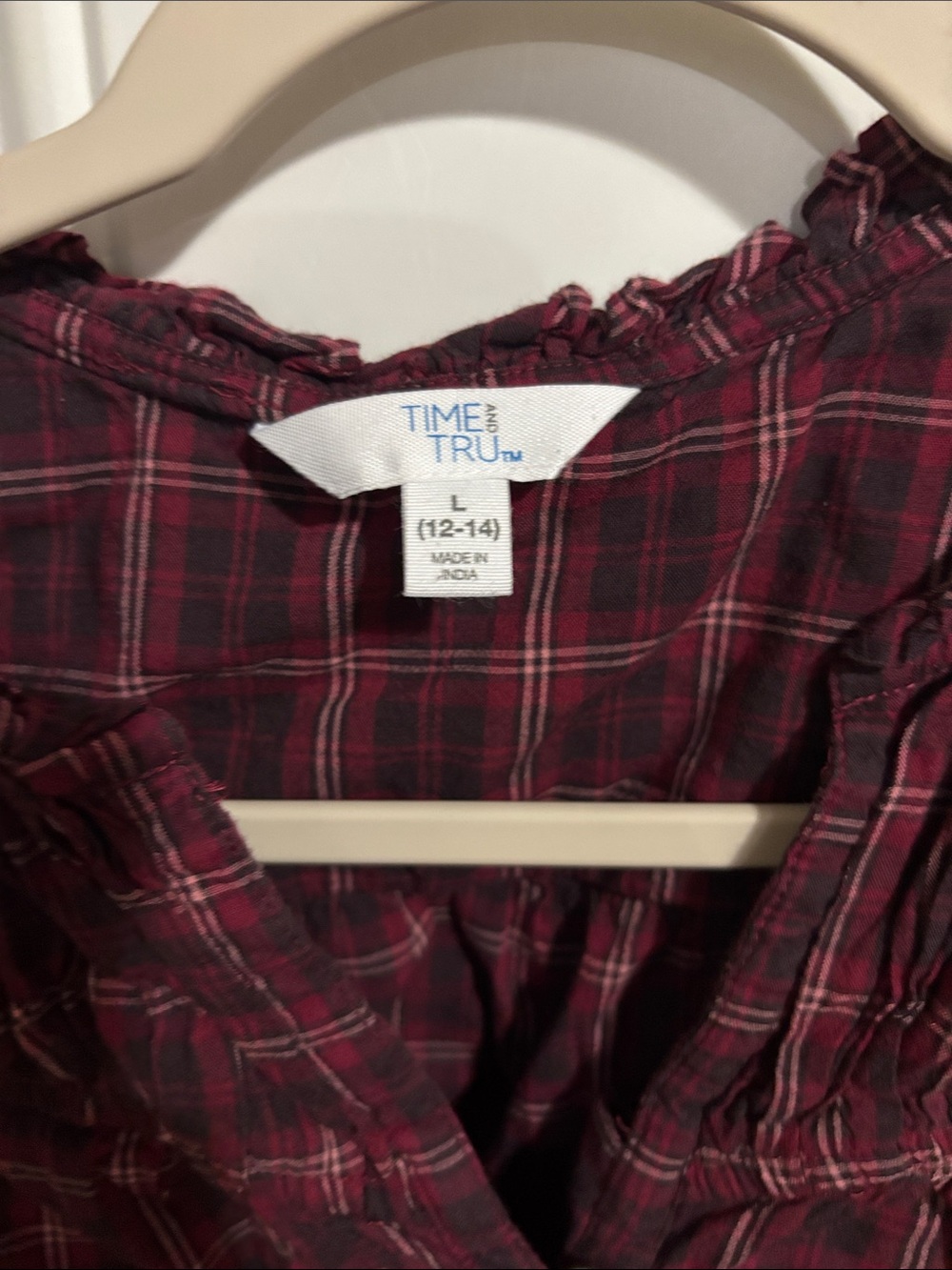Rails Burgundy Plaid Button-Front Shirt - Picture 2 of 6